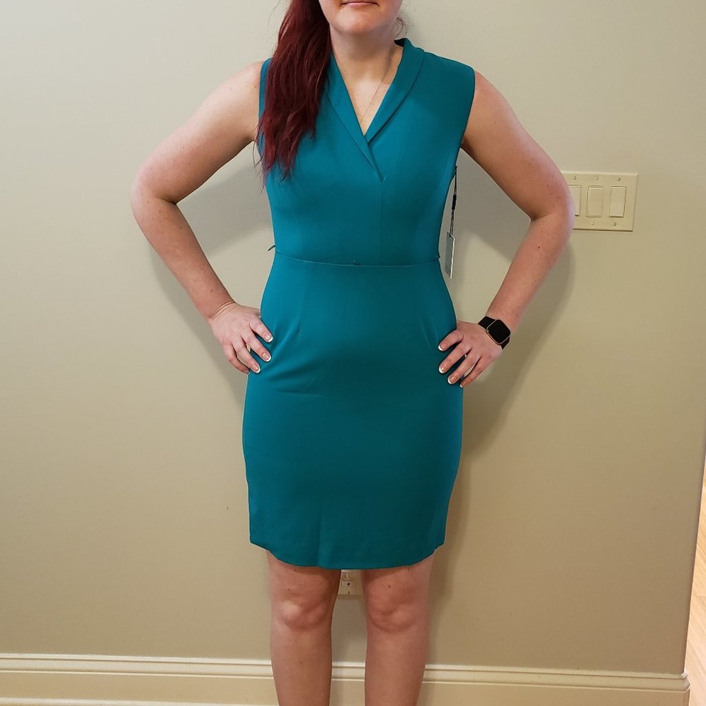 NWT Calvin Klein Business Dress Sz. 8 Evergreen